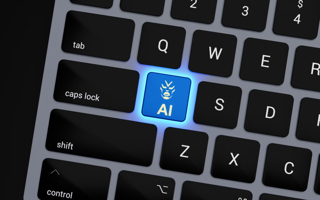 Computer keyboard with AI key